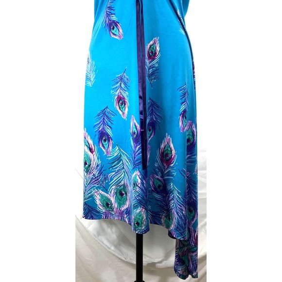 Seventh Avenue Dress Womens Size XL Empire Waist A-Line Stretch Asymmetrical Hem - Picture 3 of 10